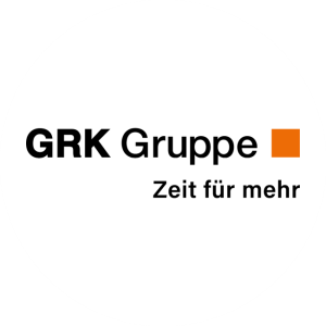 Logo der GRK Gruppe – Immobilienunternehmen und Referenzkunde von Texulting im Nachhaltigkeitsbereich