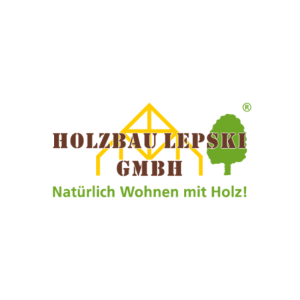 Logo von Holzbau Lepski GmbH – Referenzunternehmen im Bereich nachhaltiges Bauen und ESG.